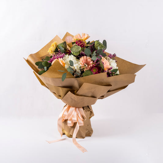 "Peachy Serenity Bloom" Bouquet