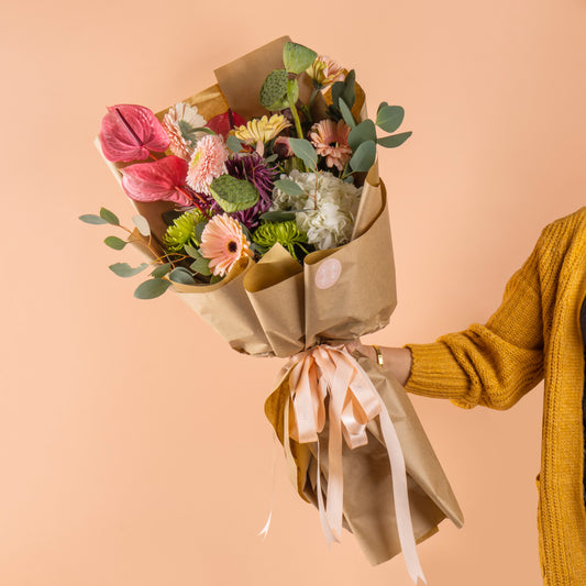 "Peachy Petals Harmony" Bouquet